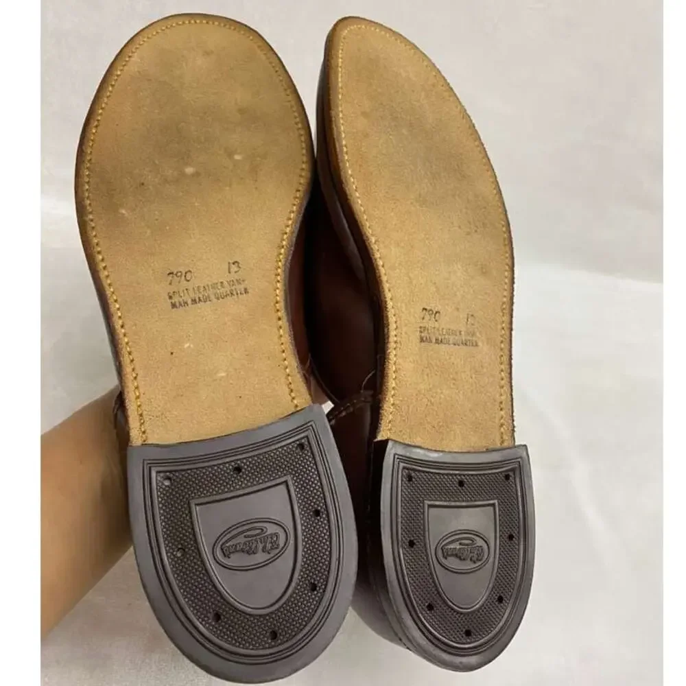 Beautiful vintage men's slippers with fleece lining Sz 13